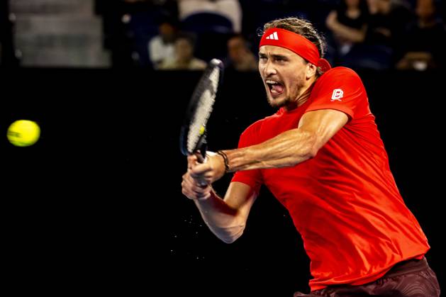 Tennis, Australian Open, Tag 1, Alexander Zverev - Lucas Pouille