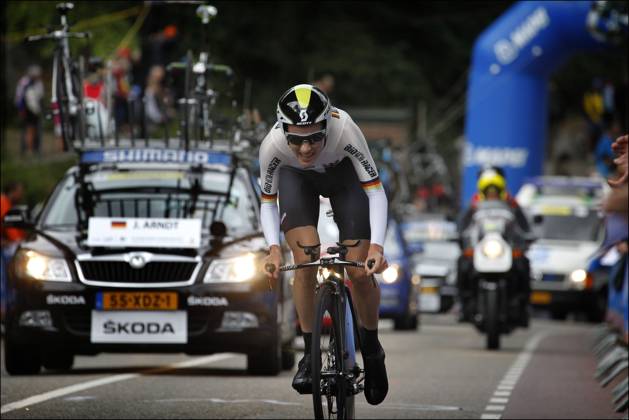 Worldchampionships TT women 2012 Valkenburg - Vilt - Netherlands - wielrennen - cycling - radsport - cyclisme - Judith Arndt pictured during the Worldchampionships time trial TT for women - Photo News Valkenburg Nederland  Copyright: xx 10384194-025