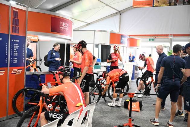 16-01-2025 Allenamento 4 Tour Down Under 2025; 2025, Ineos Grenadiers; Adelaide; 