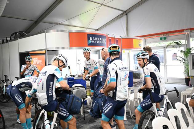 16-01-2025 Allenamento 4 Tour Down Under 2025; 2025, Bahrain - Victorious; Adelaide; 