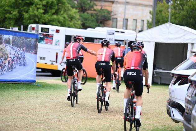 16-01-2025 Allenamento 4 Tour Down Under 2025; 2025, Ineos Grenadiers; Adelaide; 