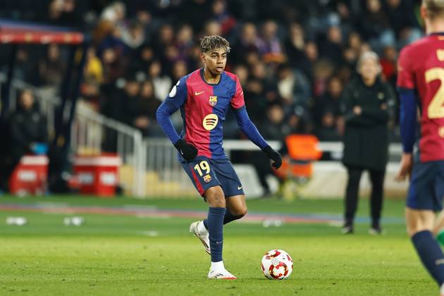 Lamine Yamal (Barcelona), JANUARY 15, 2025 - Football Soccer : Spanish Copa del Rey Mapfre round 0f 16 match between FC Barcelona, Barca 5-1 Real Betis Balompie at the Estadi Olimpic Lluis Companys in Barcelona, Spain. Noxthirdxpartyxsales (278682071)