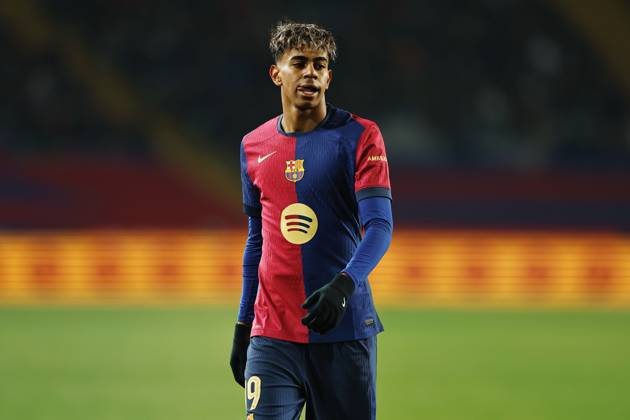 Lamine Yamal (Barcelona), JANUARY 15, 2025 - Football Soccer : Spanish Copa del Rey Mapfre round 0f 16 match between FC Barcelona, Barca 5-1 Real Betis Balompie at the Estadi Olimpic Lluis Companys in Barcelona, Spain. Noxthirdxpartyxsales (278682199)