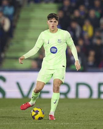 Getafe CF v FC Barcelona, Barca - LaLiga EA Sports Pau Cubarsi of FC Barcelona in action during the LaLiga EA Sports match between Getafe CF and FC Barcelona at Coliseum Alfonso Perez on January 18, 2025, in Getafe, Spain. Getafe Coliseum Alfonso Perez Madrid Spain RL_GETvFCB_000028 Copyright: xRicardoxLarreinax