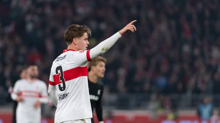 Ramon Hendriks VfB Stuttgart, 03 GER, VfB Stuttgart vs SC Freiburg, Football, Men, 1 Bundesliga, Matchday 18, Season 2024 2025, 18 01 2025, DFL DFB REGULATIONS PROHIBIT ANY USE OF PHOTOGRAPHS AS IMAGE SEQUENCES AND OR QUASI VIDEO, GER, VfB Stuttgart vs SC Freiburg, Football, Men, 1 Bundesliga, Matchday 18, Season 2024 2025, 18 01 2025 Stuttgart Copyright: xEibner-Pressefoto WolfgangxFrankx EP_WFK