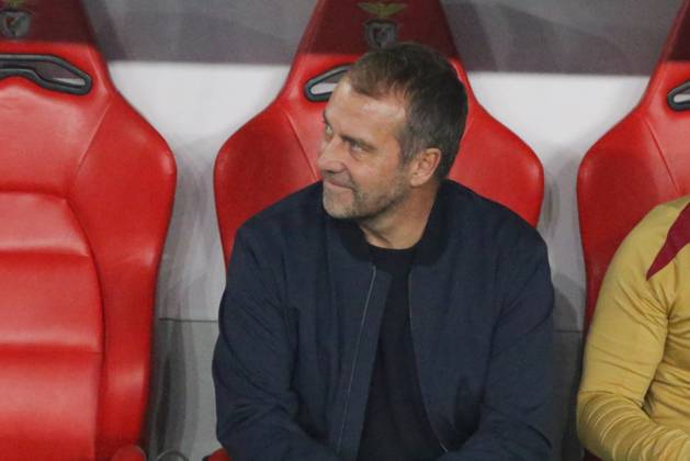 Portugal, Estadio do SL Benfica Lisbon 21 January 2025 Uefa Champions League phase 2024 25 Matchday 7, S L Benfica FC Barcelona v l Coach Hansi Flick FC Barcelona Copyright: HMBxMedia FernandoxSoares