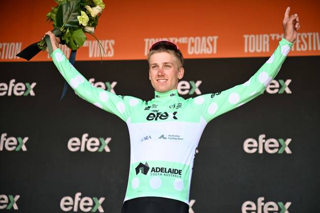 25-01-2025 Tour Down Under; Tappa 05 Mclaren Vale - Willunga Hill; 2025, Australia; Browning, Fergus; Willunga Hill; 