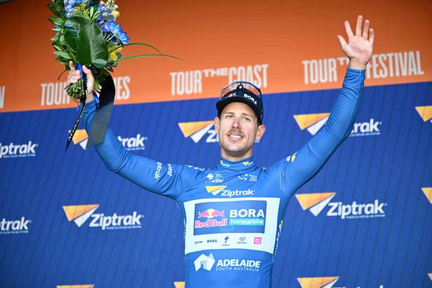 25-01-2025 Tour Down Under; Tappa 05 Mclaren Vale - Willunga Hill; 2025, Red Bull - Bora Hansgrohe; Welsford, Sam; Willunga Hill; 