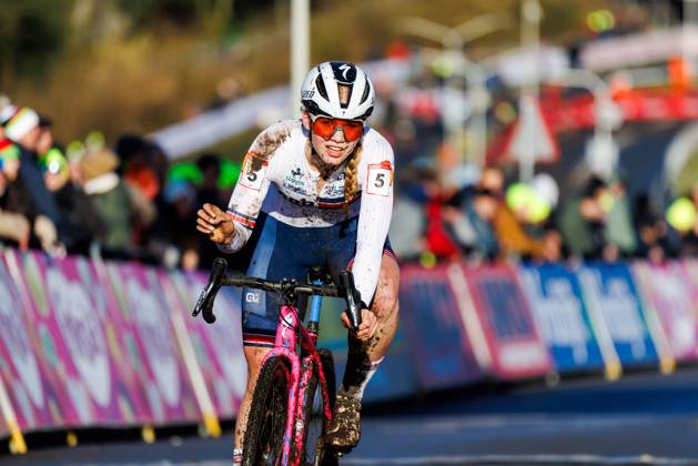 Rosalie Arabelia Blackburn GBR during the World Cup Cyclo Cross 2024 2025 in HOOGERHEIDE, Netherlands on 26 january 2025, photo by Jules van Iperen EYE4images DeFodi Images Defodi 746 211089 Defodi-746