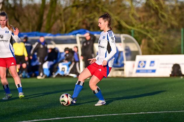 Soccer I Women I Season 2024 2025 I Test match I Hamburger SV Kolding IF I 25 01 2025 Close-up, single photo, cropped, portrait, portrait, single photo, single photo, body Emilia Angelika Hirche 20, Hamburger SV Copyright: xLobeca WolfxGebhardtx