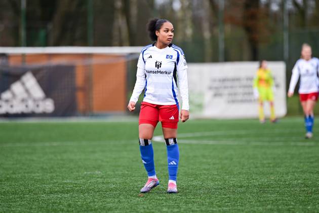 Soccer I Women I Season 2024 2025 I Test match I Hamburger SV Kolding IF I 25 01 2025 Close-up, single photo, cropped, portrait, portrait, single image, single photo, body Sibel Agirman 2, Hamburger SV Copyright: xLobeca WolfxGebhardtx