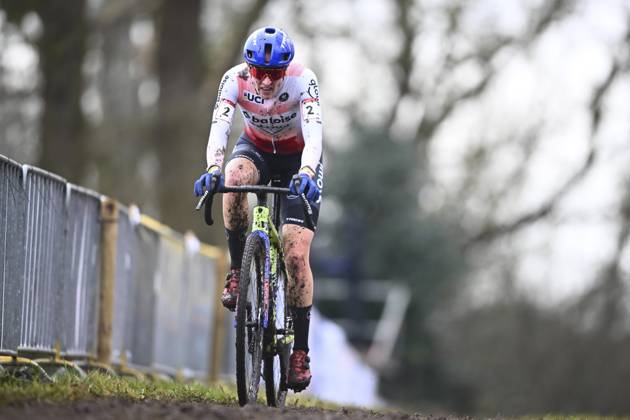 UCI Cyclocross World Cup Hoogerheide 2025 HOOGERHEIDE, THE NETHERLANDS - JANUARY 26 : Brand Lucinda (NED) of Baloise Glowi Lions during the 12th and final leg of the UCI Cyclocross World Cup series 2024-2025 in Hoogerheide, The Netherlands, 26 01 2025 Hoogerheide The Netherlands  Copyright: xGvgx