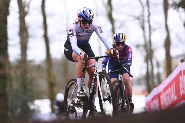 UCI Cyclocross World Cup Hoogerheide 2025 HOOGERHEIDE, THE NETHERLANDS - JANUARY 26 : Backstedt Zoe (GBR) of Canyon - Sram Racing during the 12th and final leg of the UCI Cyclocross World Cup series 2024-2025 in Hoogerheide, The Netherlands, 26 01 2025 Hoogerheide The Netherlands  Copyright: xGvgx