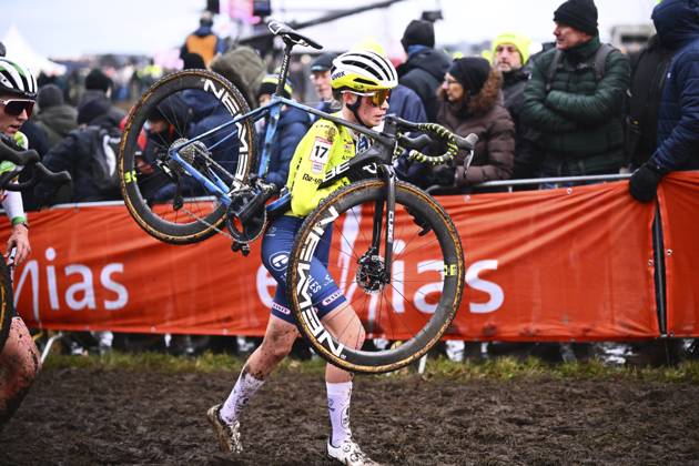 UCI Cyclocross World Cup Hoogerheide 2025 HOOGERHEIDE, THE NETHERLANDS - JANUARY 26 : Brouwers Julie (BEL) of Charles Liegeois Roastery Cx during the 12th and final leg of the UCI Cyclocross World Cup series 2024-2025 in Hoogerheide, The Netherlands, 26 01 2025 Hoogerheide The Netherlands  Copyright: xGvgx
