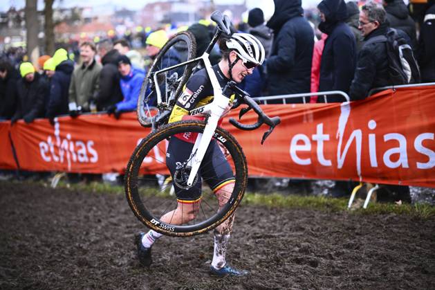 UCI Cyclocross World Cup Hoogerheide 2025 HOOGERHEIDE, THE NETHERLANDS - JANUARY 26 : Norbert Riberolle Marion (BEL) of Crelan - Corendon during the 12th and final leg of the UCI Cyclocross World Cup series 2024-2025 in Hoogerheide, The Netherlands, 26 01 2025 Hoogerheide The Netherlands  Copyright: xGvgx