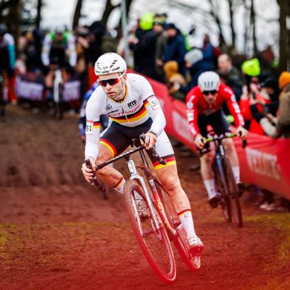 Marcel Meisen GER during the World Cup Cyclo Cross 2024 2025 in HOOGERHEIDE, Netherlands on 26 january 2025, photo by Jules van Iperen EYE4images DeFodi Images Defodi 746 211298 Defodi-746