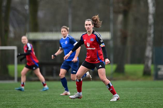 Soccer I Women I Season 2024 2025 I Test match I Hamburger SV 1 FFC Turbine Potsdam I 26 01 2025 Pauline Machtens 28, Hamburger SV Norderstedt Paul Hauenschild Sportanlage Schleswig Holstein Germany Copyright: xLobeca FelixxSchlikisx