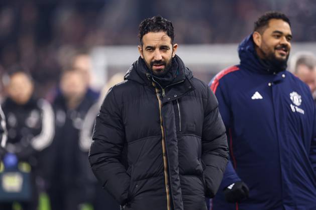Fulham gegen Manchester United 26. Januar 2025, London Premier League Fußball Fulham gegen Manchester United Manchester United Manager Ruben Amorim Foto Jacques Feeney Abseits London UK Copyright: xJacquesxFeeneyx xOffsidexOffside