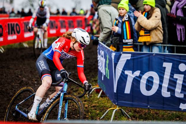 Puck Pieterse NED during the World Cup Cyclo Cross 2024 2025 in HOOGERHEIDE, Netherlands on 26 january 2025, photo by Jules van Iperen EYE4images DeFodi Images Defodi 746 211449 Defodi-746