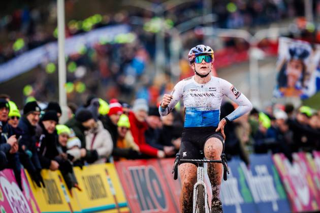 Zoe Backstedt GBR during the World Cup Cyclo Cross 2024 2025 in HOOGERHEIDE, Netherlands on 26 january 2025, photo by Jules van Iperen EYE4images DeFodi Images Defodi 746 211470 Defodi-746
