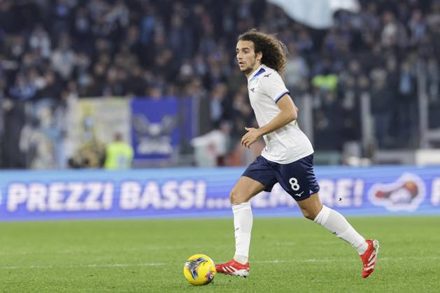 CALCIO - Serie A - SS Lazio vs ACF Fiorentina Lazio s French midfielder Matteo Guendouzi controls the ball during the Serie A football match SS Lazio vs Fiorentina at Olimpico Stadium on January 26, 2025, in Rome. Rome Italy  Copyright: xIPAxSport ABACAx