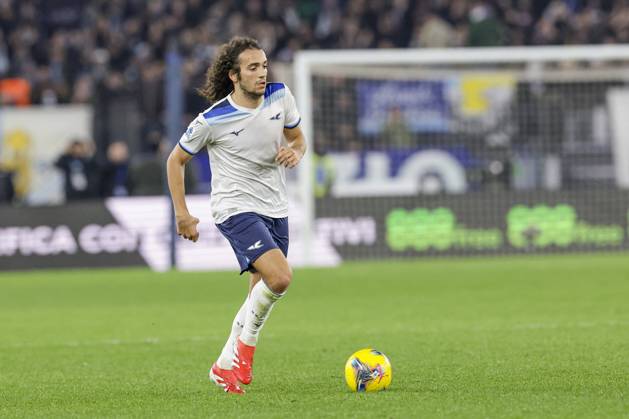 CALCIO - Serie A - SS Lazio vs ACF Fiorentina Lazio s French midfielder Matteo Guendouzi controls the ball during the Serie A football match SS Lazio vs Fiorentina at Olimpico Stadium on January 26, 2025, in Rome. Rome Italy  Copyright: xIPAxSport ABACAx