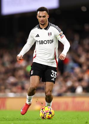 Fulham v Manchester United, ManU 26 January 2025, London - Premier League Football - Fulham v Manchester United - Antonee Robinson of Fulham - Photo: Jacques Feeney Offside. London UK Copyright: xJacquesxFeeneyx xOffsidexOffside