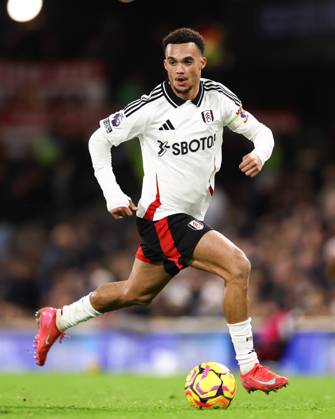 Fulham gegen Manchester United 26. Januar 2025, London Premier League Fußball Fulham gegen Manchester United Antonee Robinson von Fulham Foto Jacques Feeney Abseits London UK Copyright: xJacquesxFeeneyx xOffsidexOffside