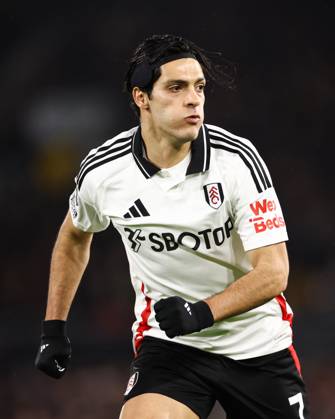 Fulham gegen Manchester United 26. Januar 2025, London Premier League Fußball Fulham gegen Manchester United Raul Jimenez von Fulham Foto Jacques Feeney Abseits London UK Copyright: xJacquesxFeeneyx xOffsidexOffside
