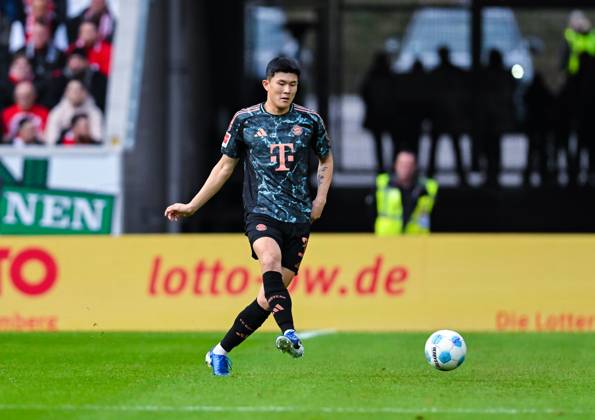 Min Jae Kim FC Bayern Muenchen in action during the Bundesliga 1 match between SC Freiburg and FC Bayern München, Europa Park Stadium on January 25, 2025 in Freiburg, Germany Photo by Silas Schueller DeFodi Images Min Jae Kim FC Bayern Muenchen controls the ball during the Bundesliga match between SC Freiburg and FC Bayern München at Europa Park Stadium on January 25, 2025 in Freiburg, Germany Photo by Silas Schueller DeFodi Images DFL regulations prohibit any use of photographs as image sequences and or quasi video Photo by Silas Schueller DeFodi Images Defodi 738 738 SCFBAY 20250125 326 Defodi-738 DFL regulations prohibit any use of photographs as image sequences and or quasi-video.