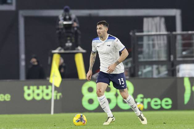 CALCIO - Serie A - SS Lazio vs ACF Fiorentina Lazioâ??s Italian defender Alessio Romagnoli controls the ball during the Serie A football match SS Lazio vs Fiorentina at Olimpico Stadium on January 26, 2025, in Rome. Rome Italy  Copyright: xIPAxSport ABACAx