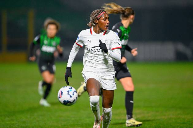 CALCIO - Serie A Femminile - US Sassuolo vs AC Milan Evelyn Ijeh ( AC Milan ) during US Sassuolo vs AC Milan, Italian football Serie A Women match in Sassuolo, Italy, February 01 2025 Sassuolo Italy  Copyright: xIPAxSport ABACAx