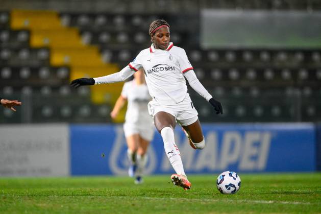 CALCIO - Serie A Femminile - US Sassuolo vs AC Milan Evelyn Ijeh ( AC Milan ) during US Sassuolo vs AC Milan, Italian football Serie A Women match in Sassuolo, Italy, February 01 2025 Sassuolo Italy  Copyright: xIPAxSport ABACAx