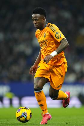 RCD Espanyol de Barcelona v Real Madrid CF - La Liga EA Sports Vinicius Junior left winger of Real Madrid and Brazil during the LaLiga match between RCD Espanyol de Barcelona and Real Madrid CF at RCDE Stadium on February 1, 2025 in Barcelona, Spain. Barcelona Spain Copyright: xJosexBretonx originalFilename:bretonhernandez-rcdespan250201_npjDs