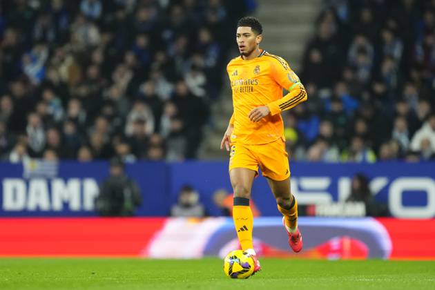 RCD Espanyol de Barcelona v Real Madrid CF - La Liga EA Sports Jude Bellingham central midfield of Real Madrid and England during the LaLiga match between RCD Espanyol de Barcelona and Real Madrid CF at RCDE Stadium on February 1, 2025 in Barcelona, Spain. Barcelona Spain Copyright: xJosexBretonx originalFilename:bretonhernandez-rcdespan250201_npUCO