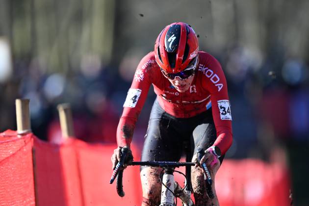 2025 UCI Cyclo-Cross WC - Women Under 23 LIEVIN, FRANCE - FEBRUARY 02 : Schreiber Marie (LUX) in action during the 2025 UCI Cyclo-Cross World Championships for Women Under 23 on February 02, 2025 in Lievin, France, 02 02 2025 Lievin France  Copyright: xTsix