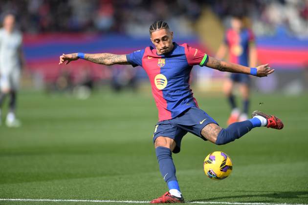 FC Barcelona, Barca v DEPORTIVO ALAVES. OLIMPIC STADIUM LLUIS COMPANYS. MONTJUIC,BARCELONA. February 2,2025 FC BARCELONA vs DEPORTIVO ALAVES. February 2, 2025 Raphina (11) of FC Barcelona during the match between FC Barcelona and Deportivo Alaves corresponding to the twenty two day of La Liga EA Sports at Olimpic Stadium Lluis Companys of Montjuic in Barcelona, Spain. Barcelona ESP Copyright: xS.xRosx