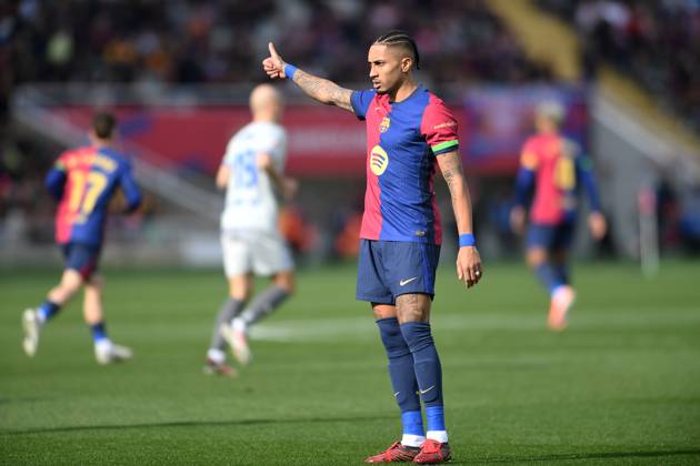 FC Barcelona, Barca v DEPORTIVO ALAVES. OLIMPIC STADIUM LLUIS COMPANYS. MONTJUIC,BARCELONA. February 2,2025 FC BARCELONA vs DEPORTIVO ALAVES. February 2, 2025 Raphina (11) of FC Barcelona during the match between FC Barcelona and Deportivo Alaves corresponding to the twenty two day of La Liga EA Sports at Olimpic Stadium Lluis Companys of Montjuic in Barcelona, Spain. Barcelona ESP Copyright: xS.xRosx