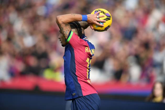 FC Barcelona, Barca v DEPORTIVO ALAVES. OLIMPIC STADIUM LLUIS COMPANYS. MONTJUIC,BARCELONA. February 2,2025 FC BARCELONA vs DEPORTIVO ALAVES. February 2, 2025 Raphina (11) of FC Barcelona during the match between FC Barcelona and Deportivo Alaves corresponding to the twenty two day of La Liga EA Sports at Olimpic Stadium Lluis Companys of Montjuic in Barcelona, Spain. Barcelona ESP Copyright: xS.xRosx