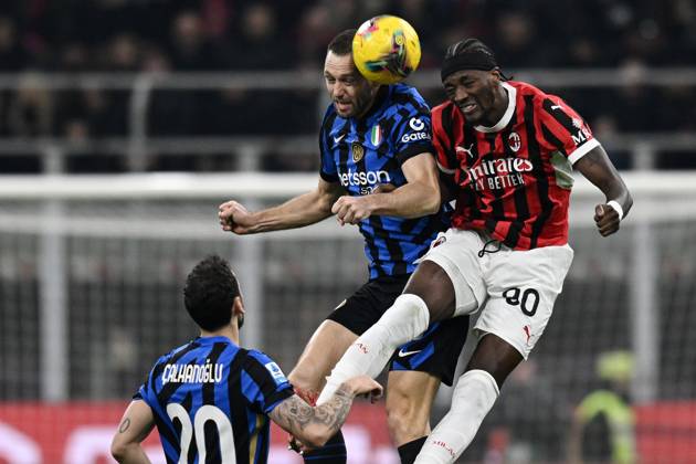 Db Milano 02 02 2025 - campionato di calcio serie A Milan-Inter foto Daniele Buffa Image nella foto: Tammy Abraham-Stefan De Vrij