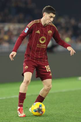 Rome, Italy 02.02.2025 : Matias Soule of Roma during Italian football championship Serie A Enilive 2024-2025 match AS Roma vs SSC Napoli at Stadio Olimpico in Rome on February 2, 2025.  Copyright: xMarcoxIacobucci IPAxSportx xipa-agency.netx xx IPA_53562711 IPA_Agency_IPA53562711