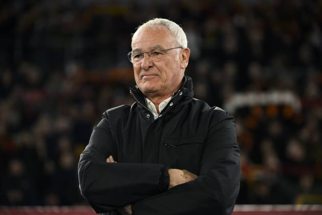 Claudio Ranieri, head coach of AS Roma, looks on during the Serie A football match between AS Roma and SSC Napoli at Olimpico stadium in Rome (Italy), February 2, 2025. AndreaxStaccioli