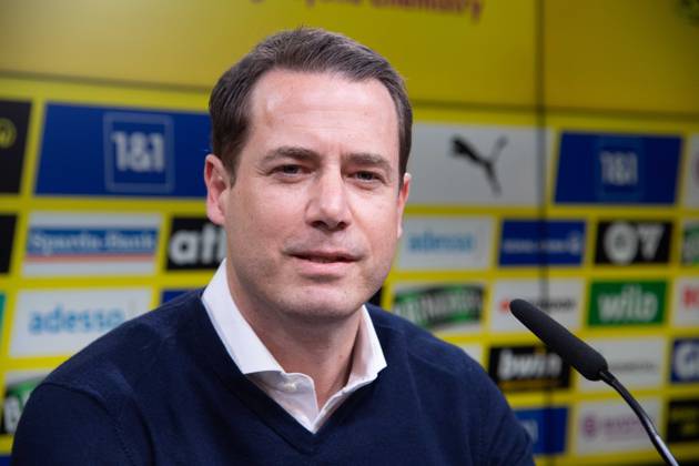 Lars RICKEN, Managing Director Sport Borussia Dortmund, presentation of Niko KOVAC as new coach of Borussia Dortmund, Soccer 1 Bundesliga, on 04 02 2025 in Dortmund Germany Â