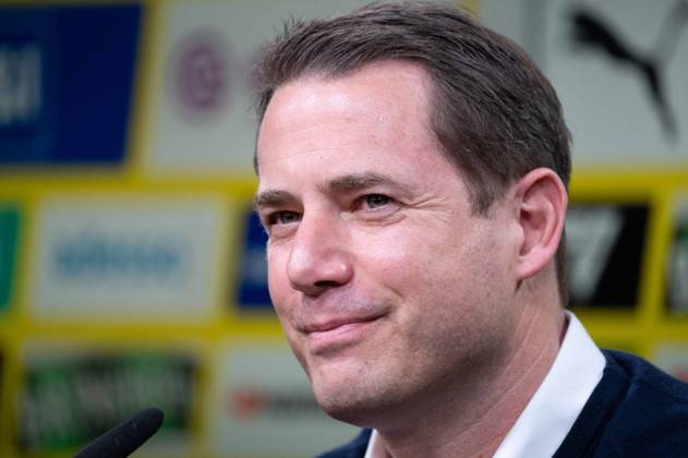 Lars RICKEN, Managing Director Sport Borussia Dortmund, presentation of Niko KOVAC as new coach of Borussia Dortmund, Soccer 1 Bundesliga, on 04 02 2025 in Dortmund Germany Â