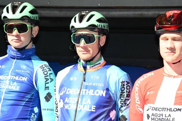 05-02-2025 Etoile De Besseges; Tappa 01 Bellegarde - Bellegarde; 2025, Decathlon - Ag2r La Mondiale; Bennett, Sam; Bellegarde; 