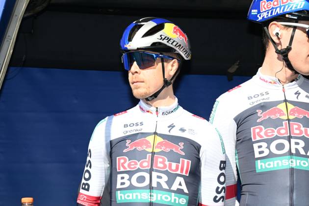 05-02-2025 Etoile De Besseges; Tappa 01 Bellegarde - Bellegarde; 2025, Red Bull - Bora Hansgrohe; Tratnik, Jan; Bellegarde; 