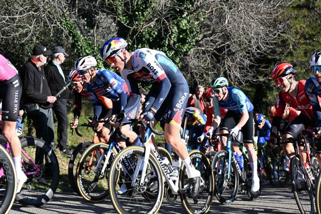 05-02-2025 Etoile De Besseges; Tappa 01 Bellegarde - Bellegarde; 2025, Red Bull - Bora Hansgrohe; Meeus, Jordi; Cote De La Tour; 