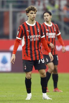 JOAO FELIX SEQUEIRA, Milan, Coppa Italia, Italian Cup, 2024-25, Milan vs Roma 3-1, 05-02-2025, Azione, Action, Single shot COPPA ITALIA 2024-25 MILAN-ROMA 3-1