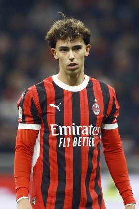 JOAO FELIX SEQUEIRA, Milan, Coppa Italia, Italian Cup, 2024-25, Milan vs Roma 3-1, 05-02-2025, Azione, Action, Single shot COPPA ITALIA 2024-25 MILAN-ROMA 3-1