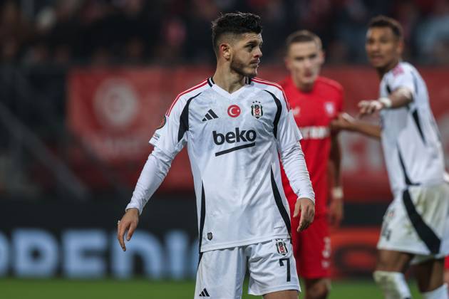 Soccer UEFA Europa League Matchday 8 FC Twente Enschede Besiktas JK on 30 01 2025 at Arena De Grolsch Veste in Enschede Milot Rashica Istanbul xJRx